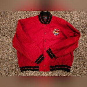 Vintage Original Coogi Sport Varsity Jacket Red Size XL